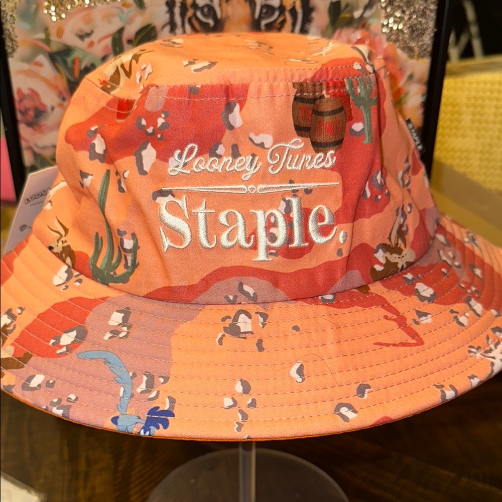 Staple Looney Tunes Orange Bucket Hat